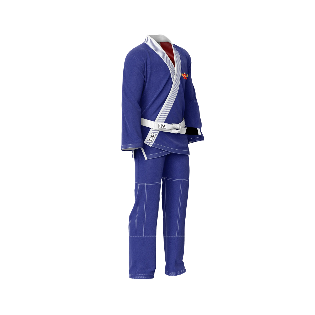 England Blue Sublimation Brazilian Jiu Jitsu Gi - Patriotic Series - Flagwave (BJJ GI)