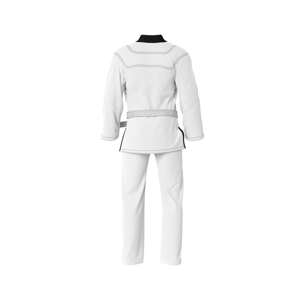 White Fire Eagle BJJ GI - Sublimation Brazilian Jiu Jitsu Gi - Premium Elite Series