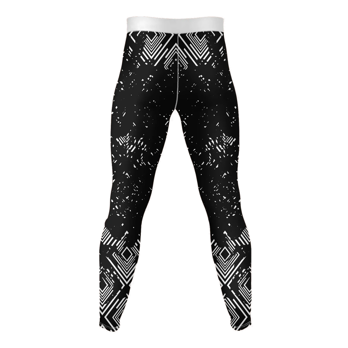 Fractal Veil – Premium BJJ Rash Guard Compression Pants/Spats/Leggings for Men & Women