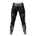 Fractal Veil – Premium BJJ Rash Guard Compression Pants/Spats/Leggings for Men & Women