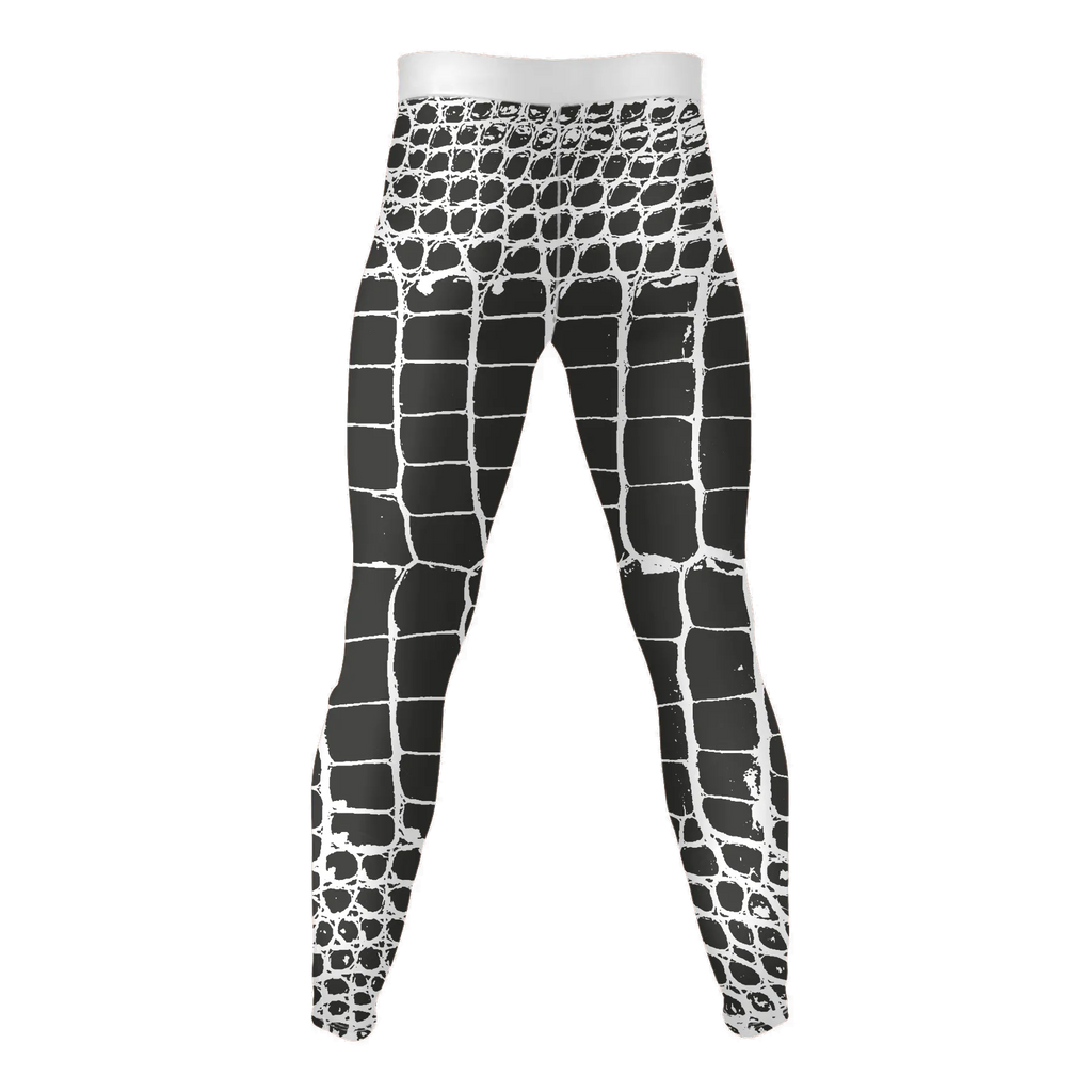 Fracture Grid – Premium BJJ Rash Guard Compression Pants/Spats/Leggings for Men & Women