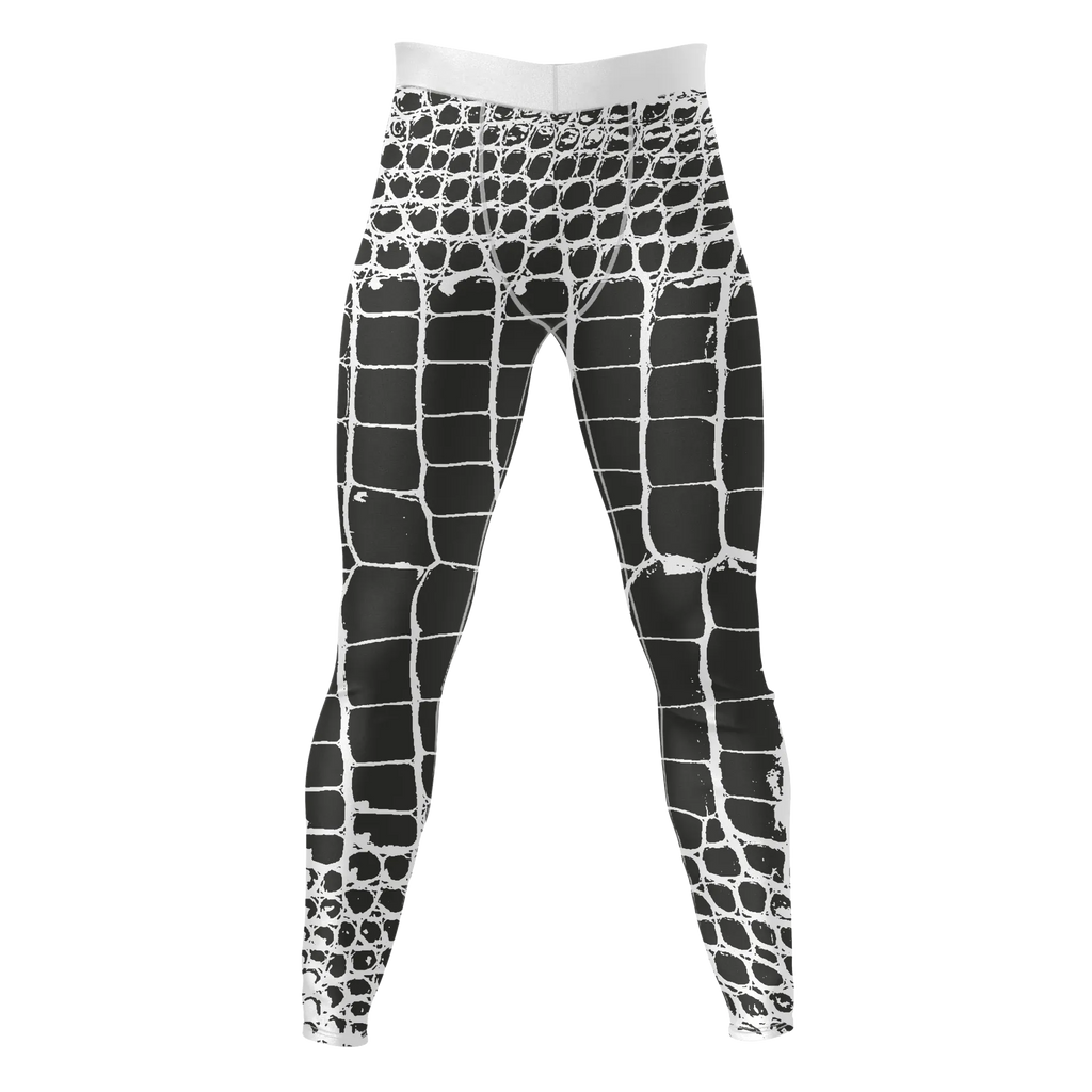 Fracture Grid – Premium BJJ Rash Guard Compression Pants/Spats/Leggings for Men & Women