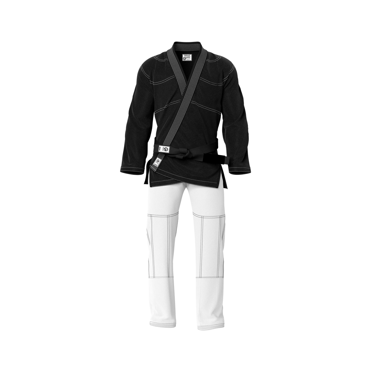 Black BJJ Gi – Lightweight Brazilian Jiu Jitsu Gi for training