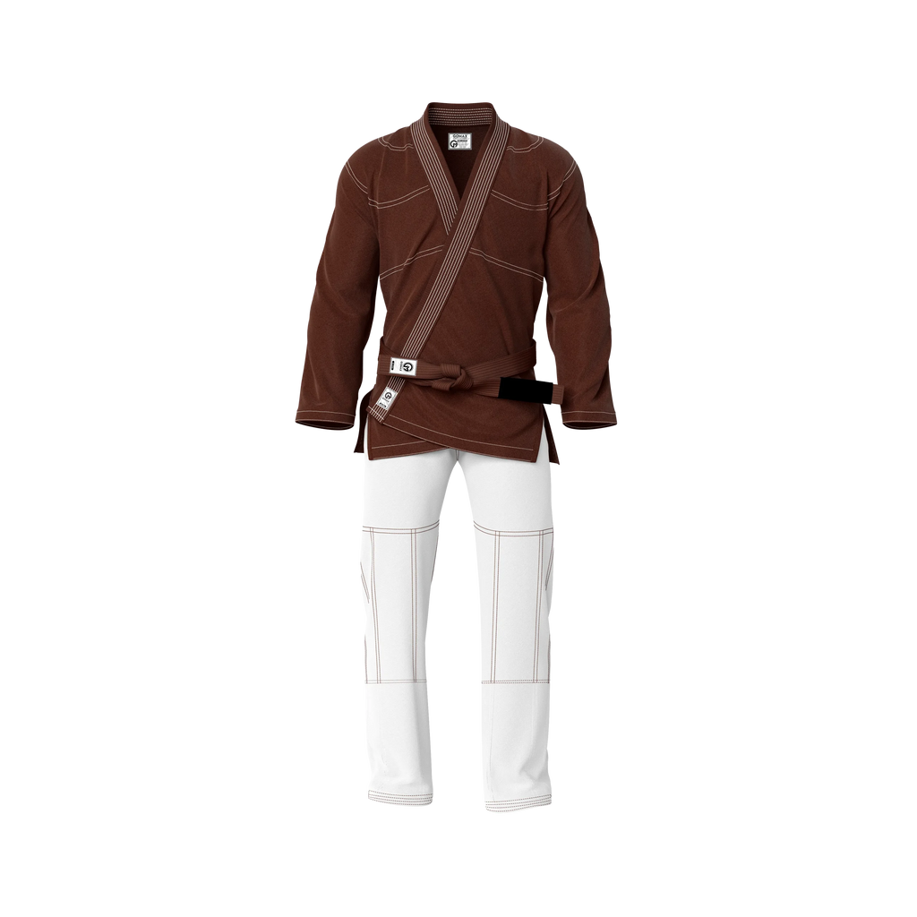 Brown BJJ Gi for men, women, and kids – durable Brazilian Jiu Jitsu gi main
