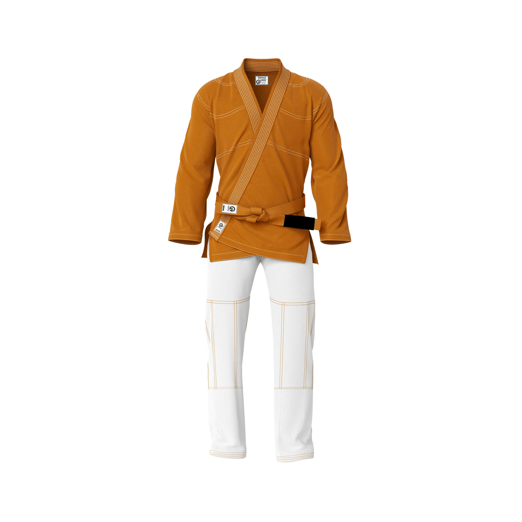 Orange BJJ Gi for men, women, and kids – premium Brazilian Jiu Jitsu gi