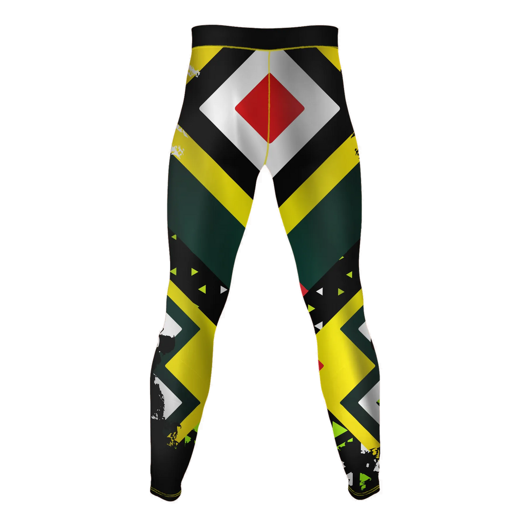 GeoFlare – Premium BJJ Rash Guard Compression Pants/Spats/Leggings for Men & Women