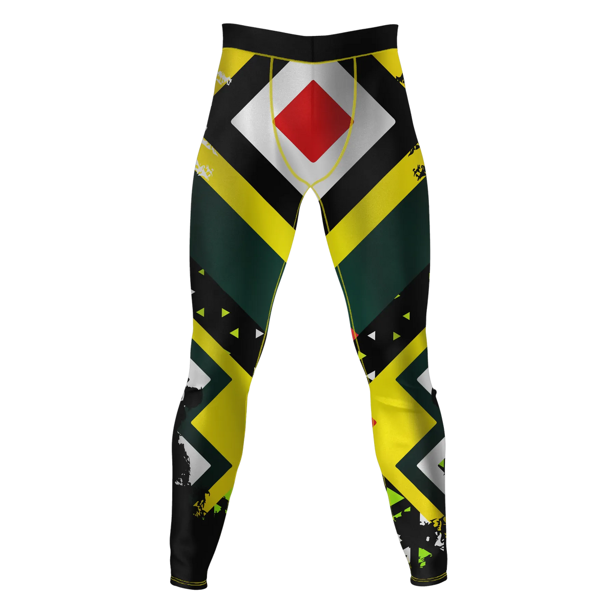 GeoFlare – Premium BJJ Rash Guard Compression Pants/Spats/Leggings for Men & Women