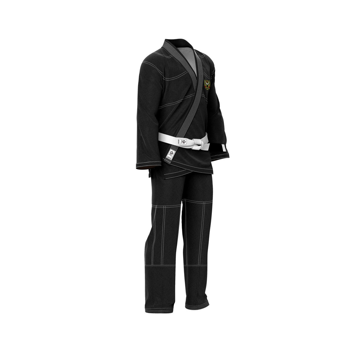 Germany Black Sublimation Brazilian Jiu Jitsu Gi - Patriotic Series - Flagwave (BJJ GI)