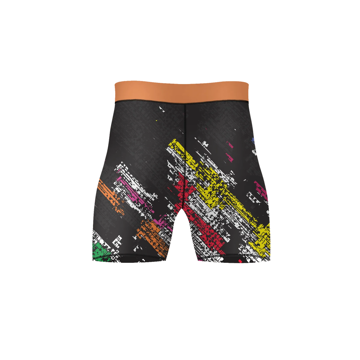 Glitch Blaze – Premium BJJ Rash Guard Compression Shorts for Men & Women