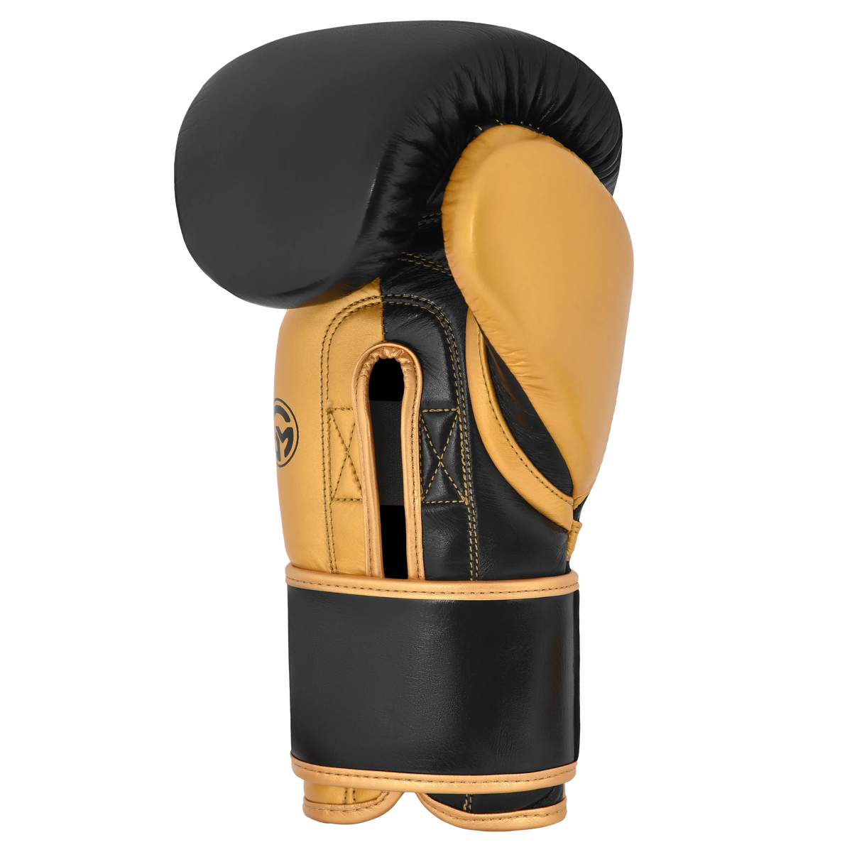 Iron Strike Pro Black boxing glove with multi-layer foam padding
