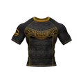 Golden Aegis - Premium BJJ Rash Guard / Compression Top for Men/Women