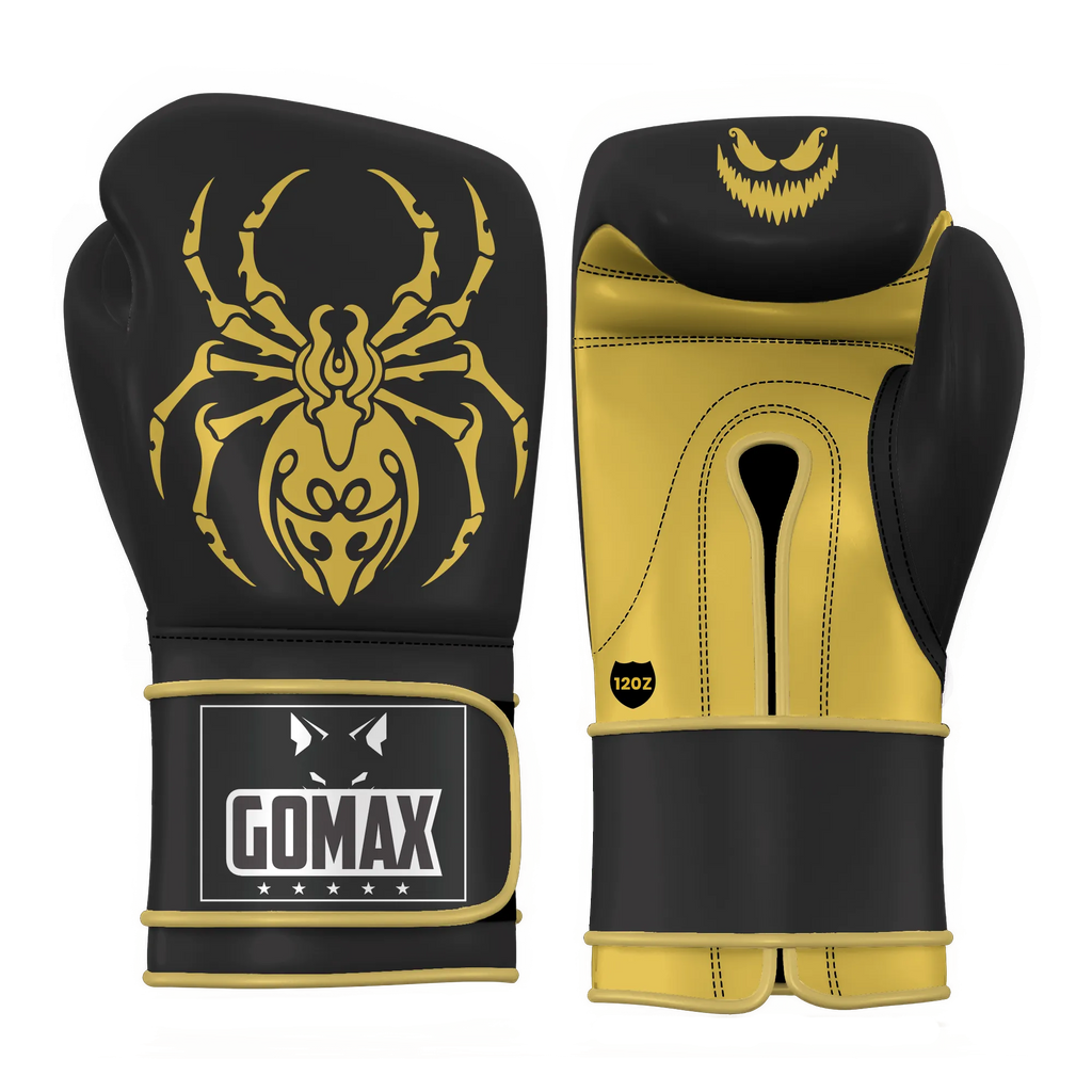 Iron Strike Pro Boxing Glove - Spider (Golden/Black)