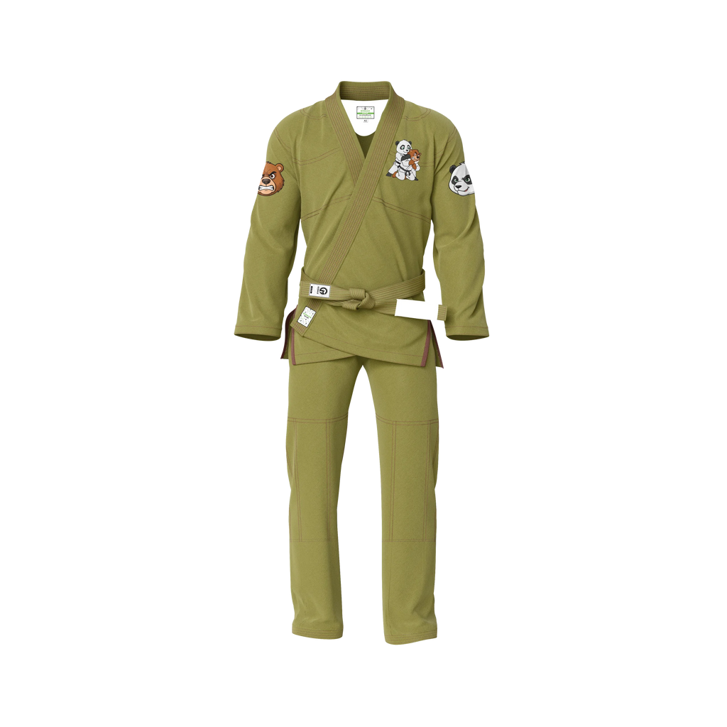 Green BJJ Gi - Brazilian Jiu Jitsu Gi - Pro Series - Zen & Zook