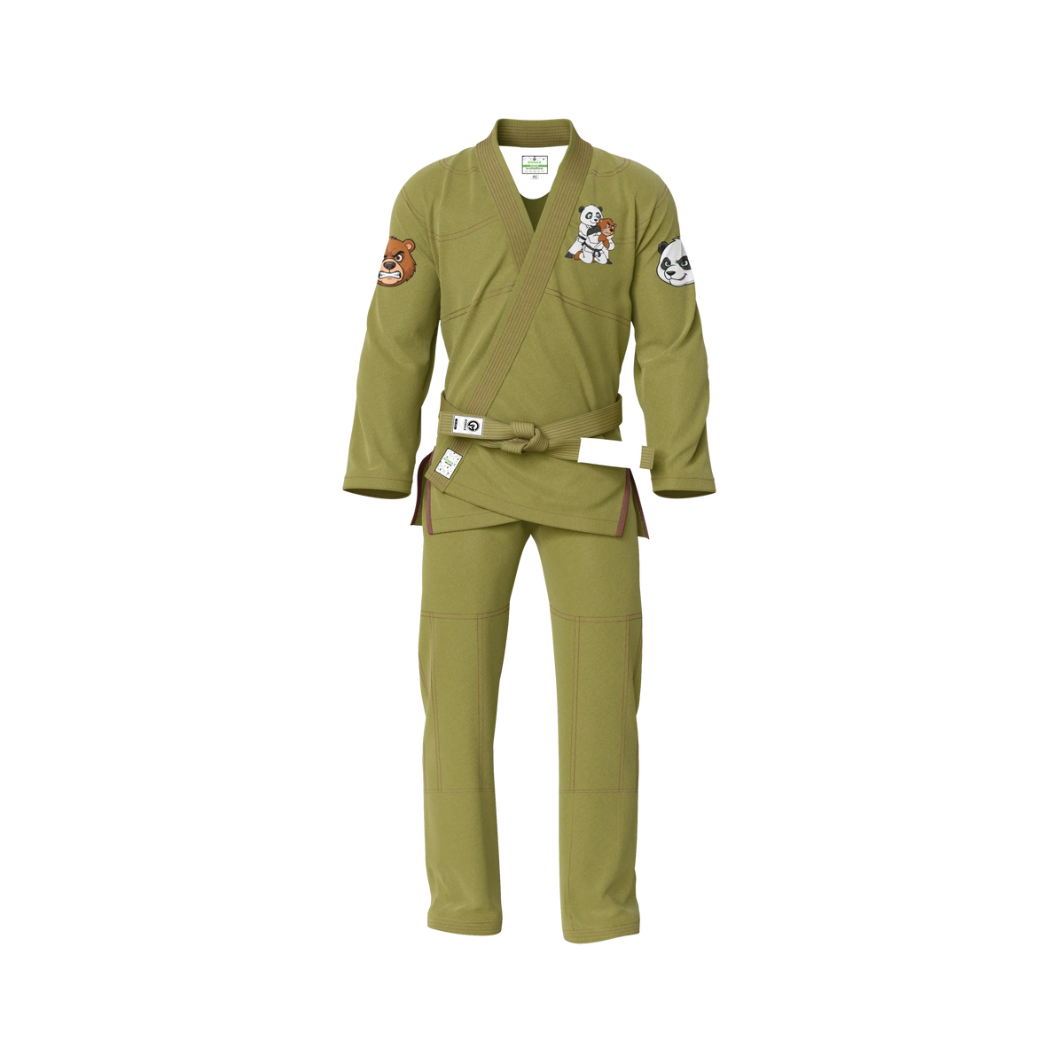 Green BJJ Gi - Brazilian Jiu Jitsu Gi - Pro Series - Zen & Zook