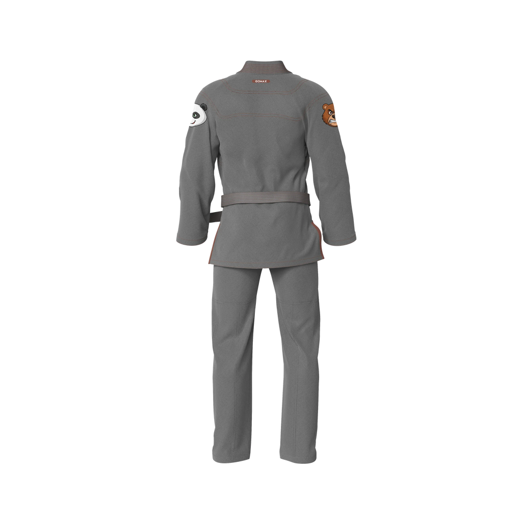 Grey BJJ Gi - Brazilian Jiu Jitsu Gi - Pro Series - Zen & Zook