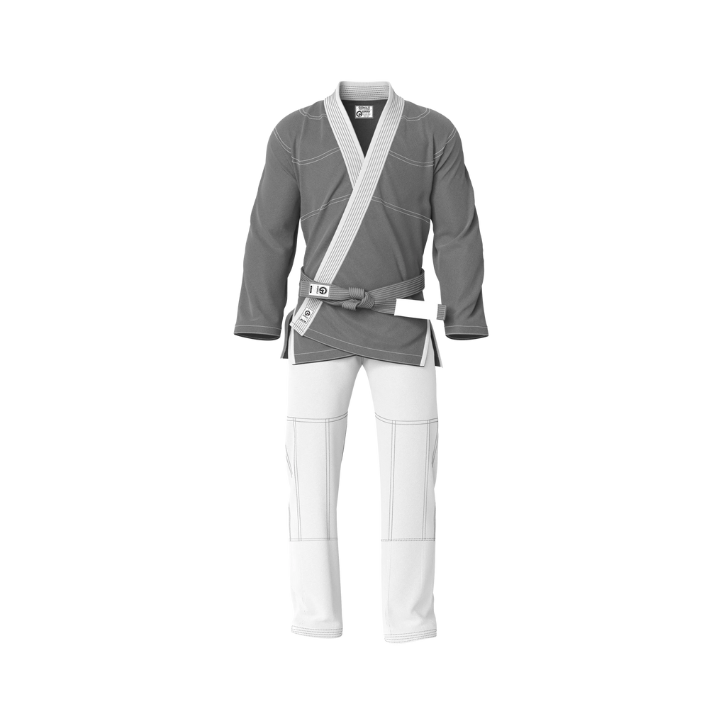 Grey/White BJJ Gi - Brazilian Jiu Jitsu Gi Core Series - G3