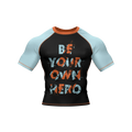 Hero Code - Premium BJJ Rash Guard / Compression Top for Men/Women