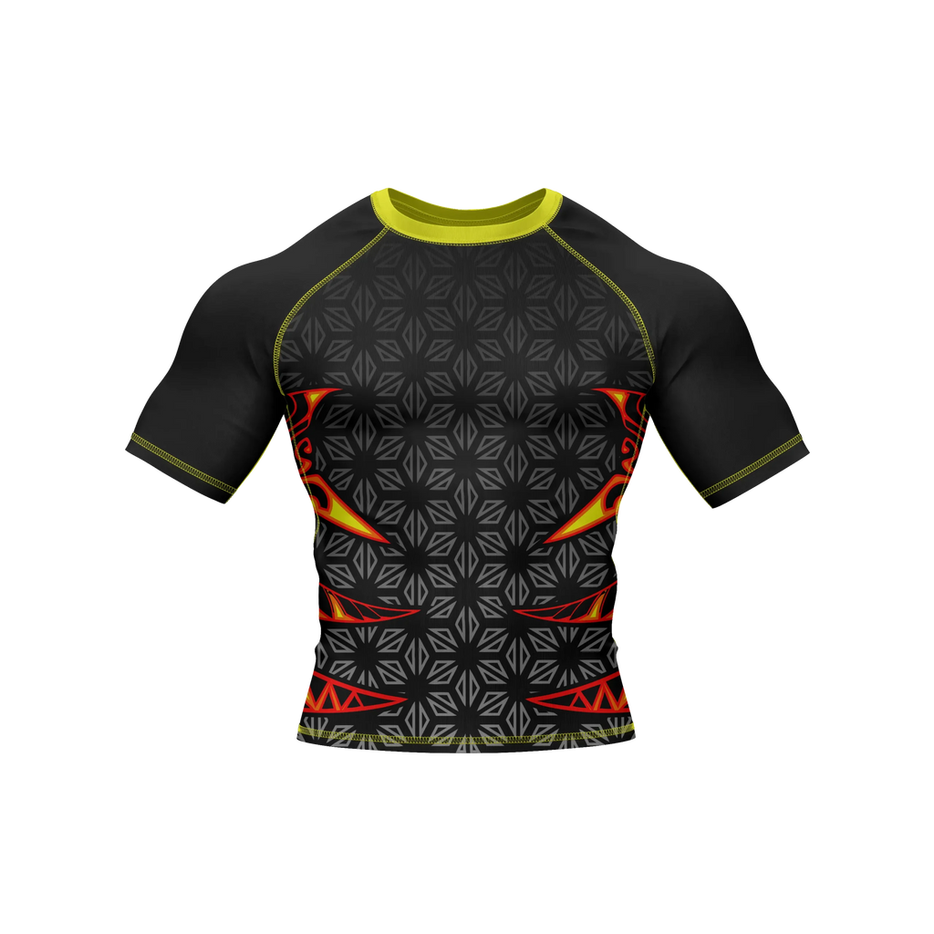 Ignition Grid - Premium BJJ Rash Guard / Compression Top for Men/Women