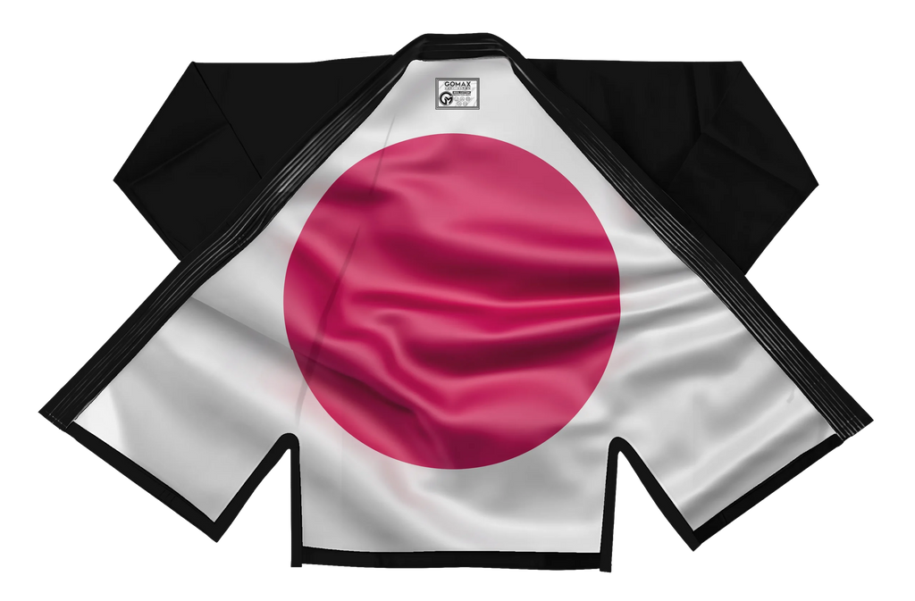Japan Black Sublimation Brazilian Jiu Jitsu Gi - Patriotic Series Flagwave (BJJ GI)