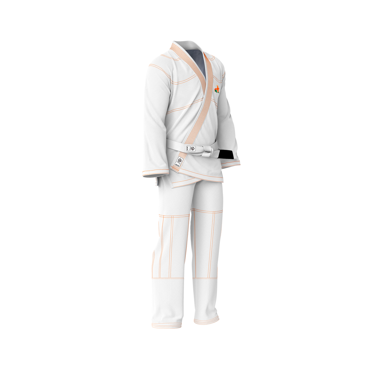 Ireland White Sublimation Brazilian Jiu Jitsu Gi - Patriotic Series - Flagwave (BJJ GI)
