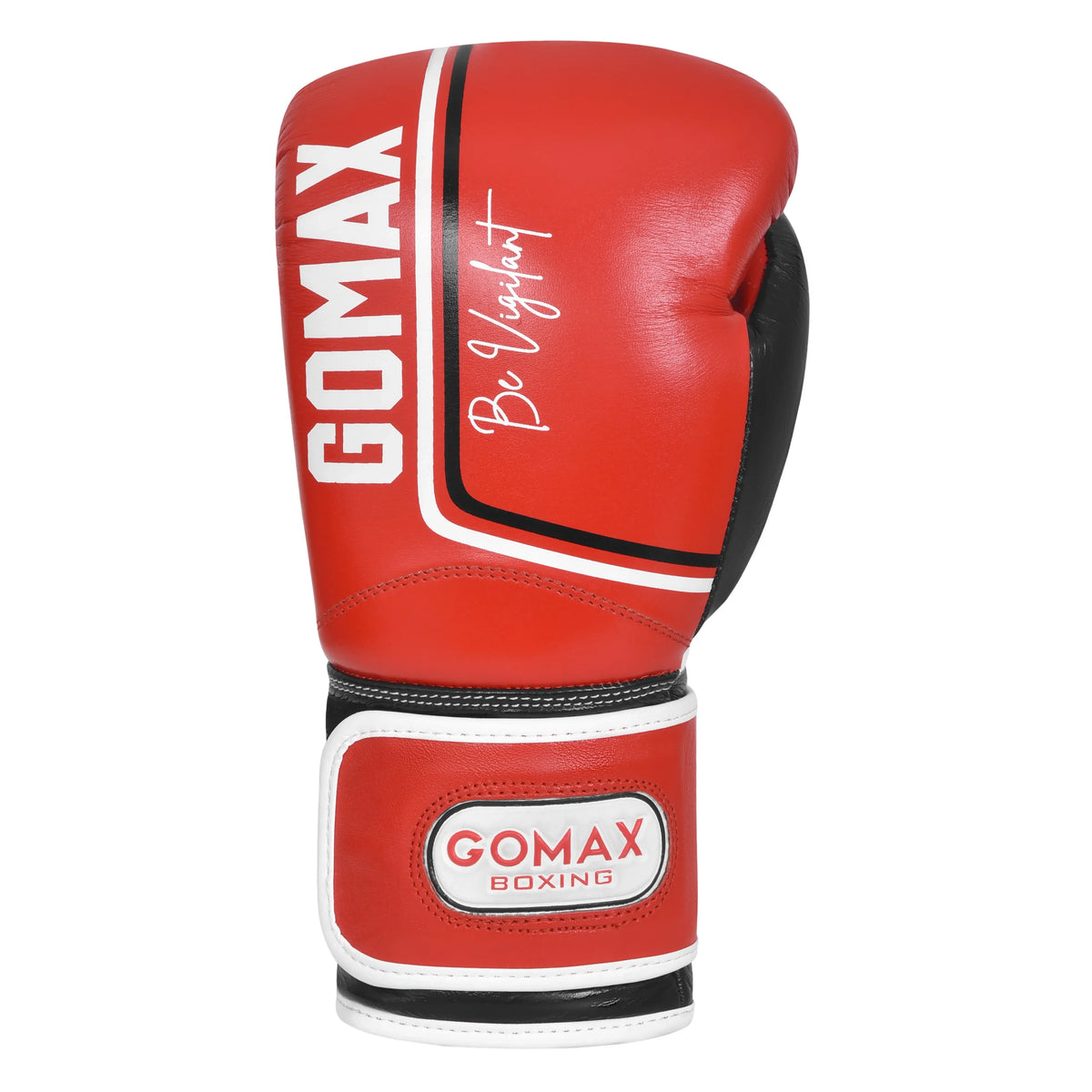 red boxing gloves made from genuine leather