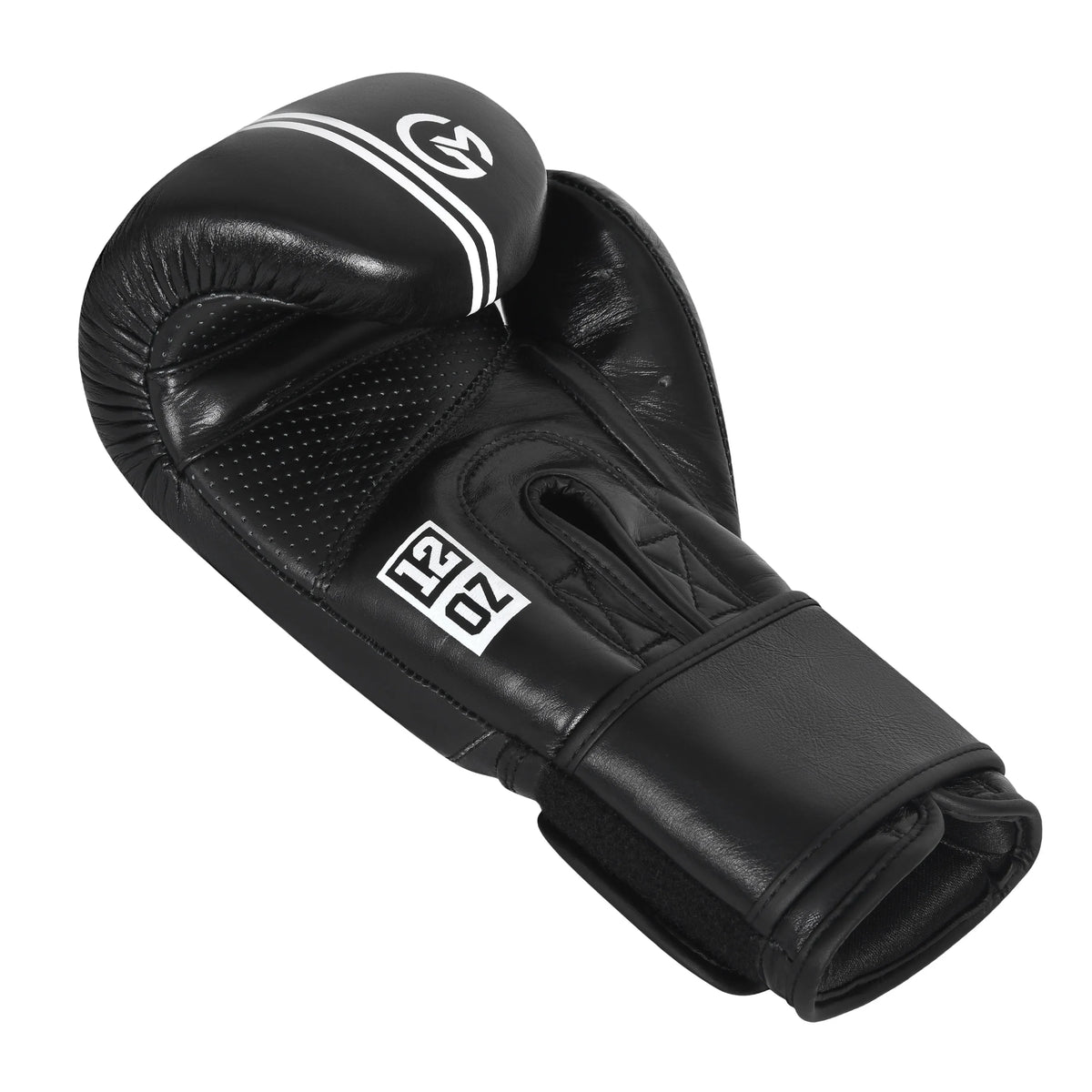 professional black training gloves for boxers