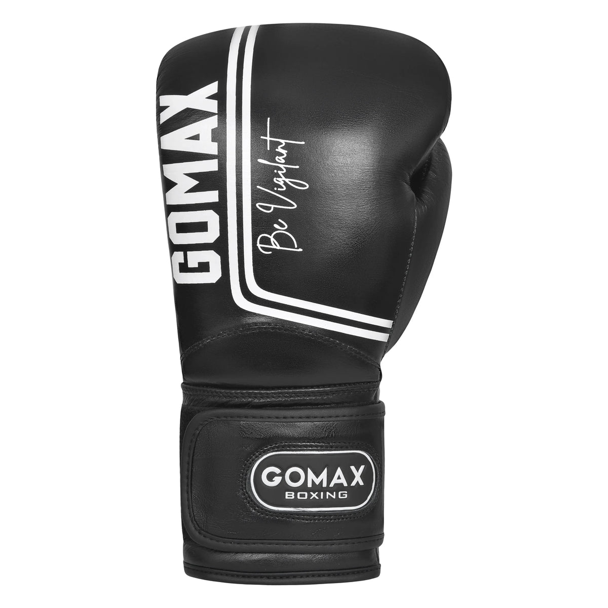 black boxing gloves made from genuine leather