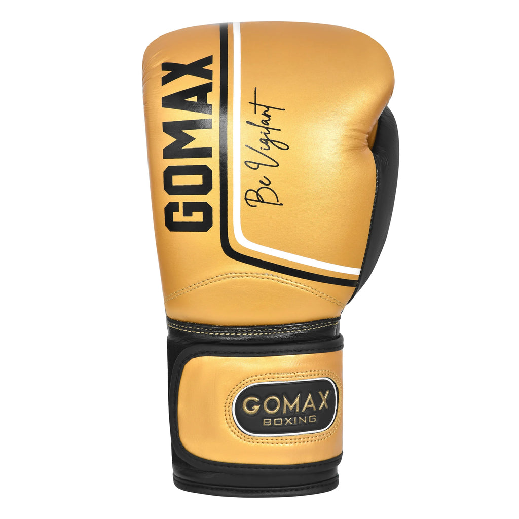 gold boxing gloves for professional training