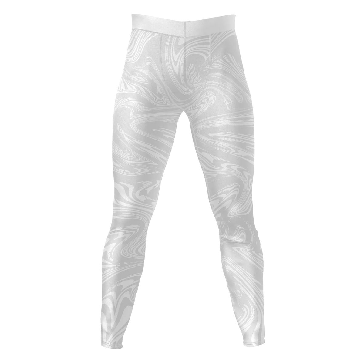 Ivory Drift – Premium BJJ Rash Guard Compression Pants/Spats/Leggings for Men & Women
