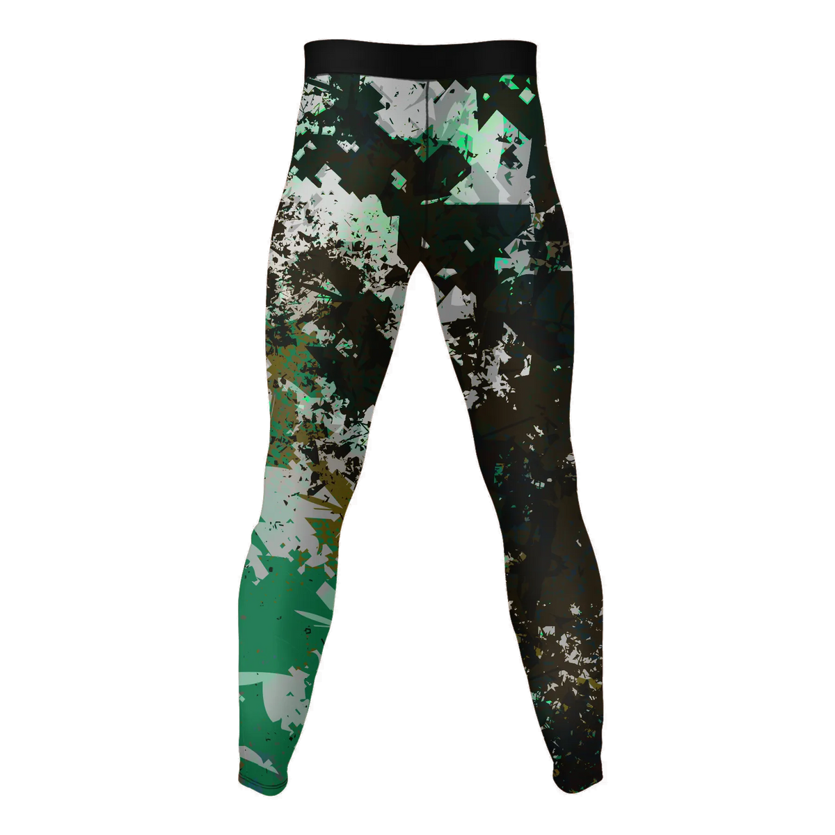 Jungle Static – Premium BJJ Rash Guard Compression Pants/Spats/Leggings for Men & Women