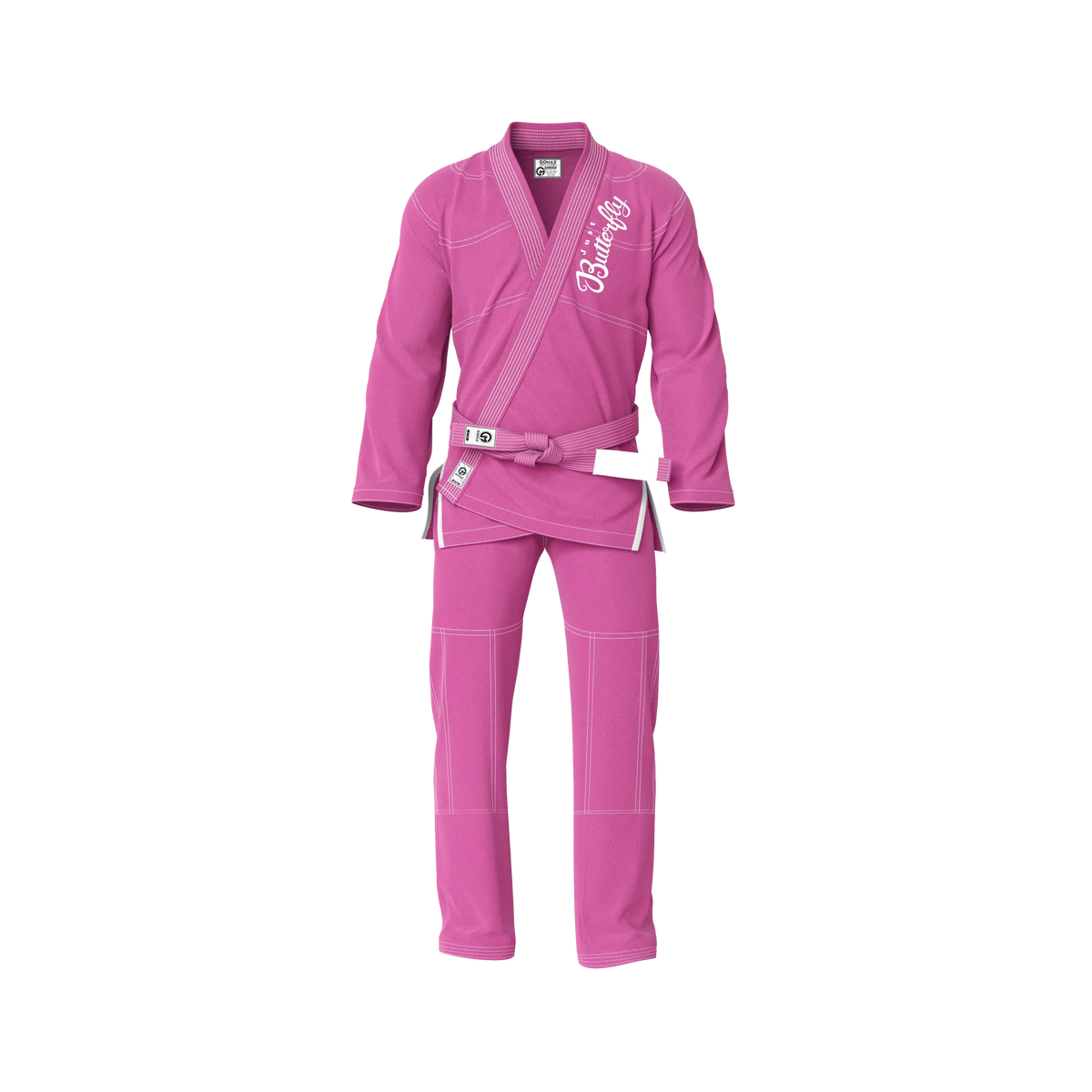 Just Butterfly Sublimation Pink Brazilian Jiu Jitsu Gi - Premium Summit Series (BJJ GI)