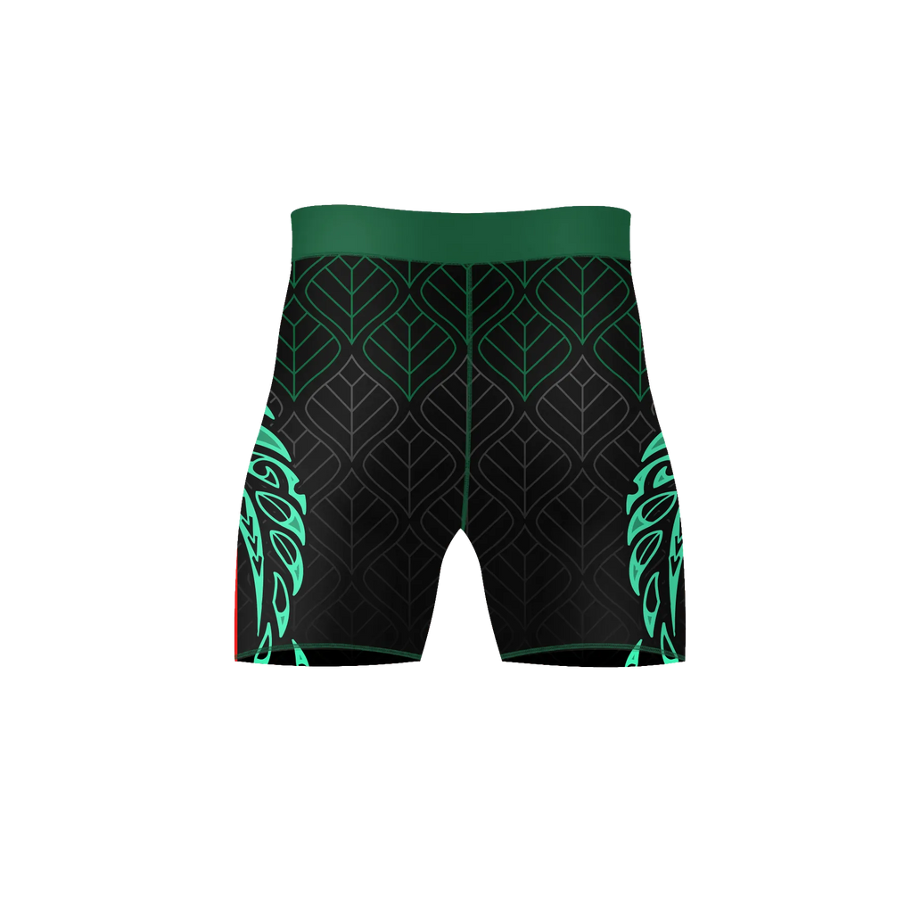Leafshade Recon – Premium BJJ Rash Guard Compression Shorts for Men & Women