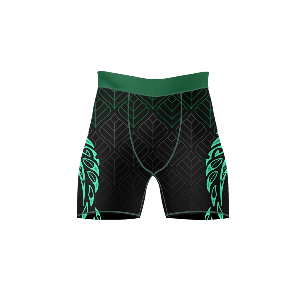 Leafshade Recon – Premium BJJ Rash Guard Compression Shorts for Men & Women