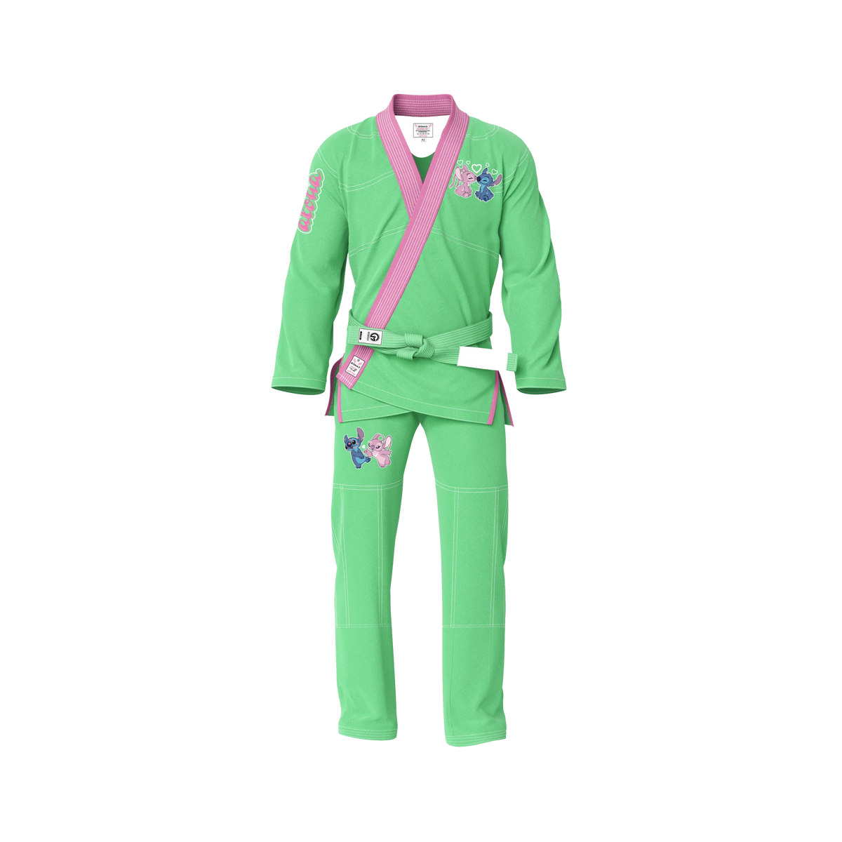 Light Green BJJ Gi - Brazilian Jiu Jitsu Gi - Pro Series - Aloha