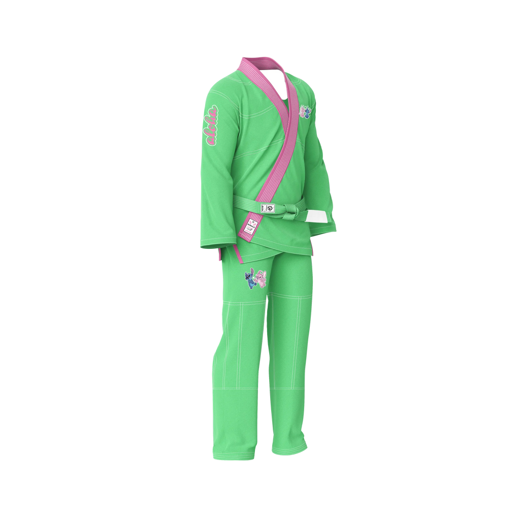 Light Green BJJ Gi - Brazilian Jiu Jitsu Gi - Pro Series - Aloha