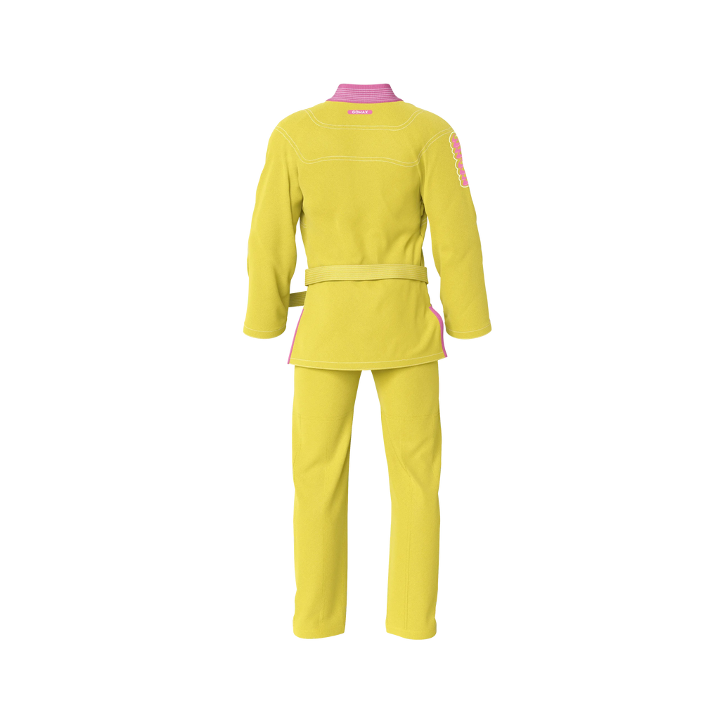 Light Yellow BJJ Gi - Brazilian Jiu Jitsu Gi - Pro Series - Aloha