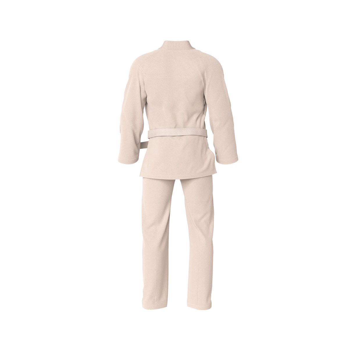 Ultralight cream gi back design with reinforced stitching for summer sessions