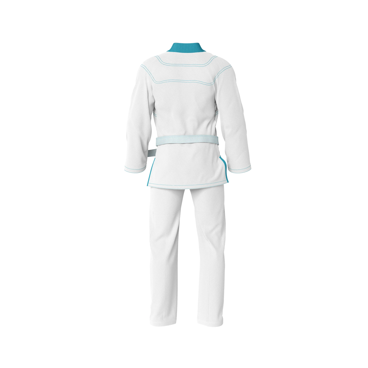 White Lotus Front BJJ GI - Sublimation Brazilian Jiu Jitsu Gi - Premium Elite Series