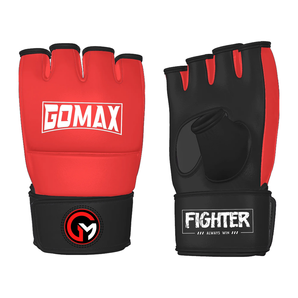 MMA pro gloves with fighter design and open-palm grip for elite training and fight prep