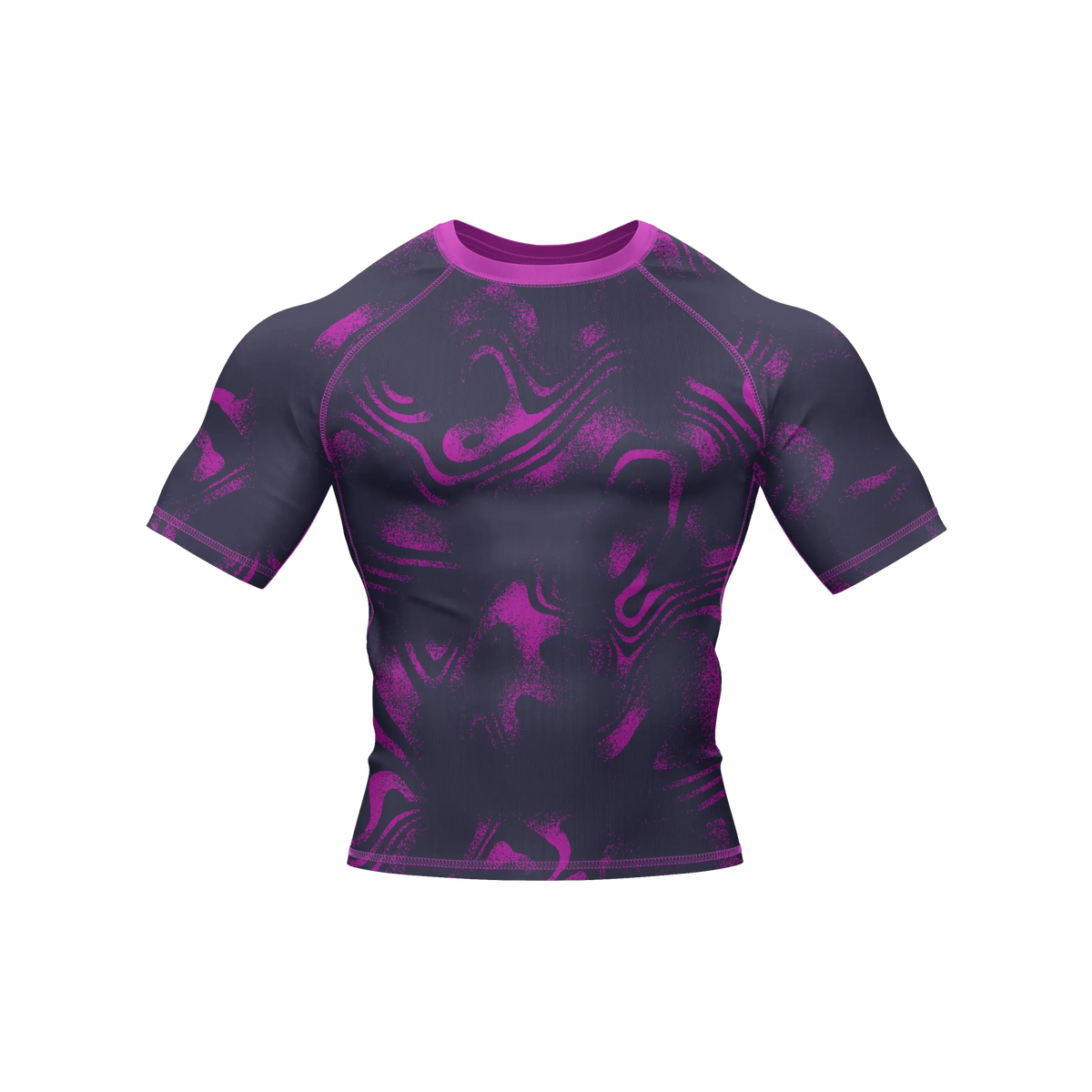 Magenta Flux - Premium BJJ Rash Guard / Compression Top for Men/Women