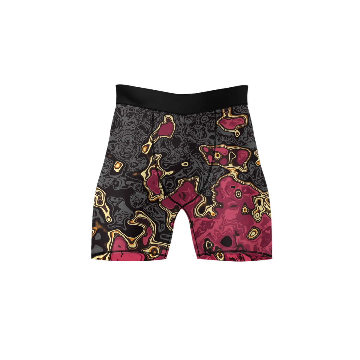 Marbled Lava – Premium BJJ Rash Guard Compression Shorts for Men & Women