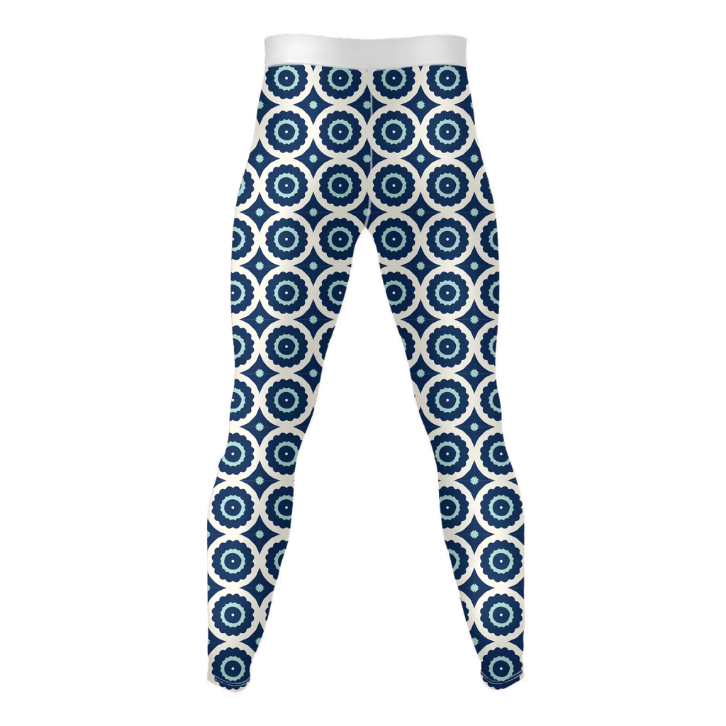 Midnight Bloom – Premium BJJ Rash Guard Compression Pants/Spats/Leggings for Men & Women