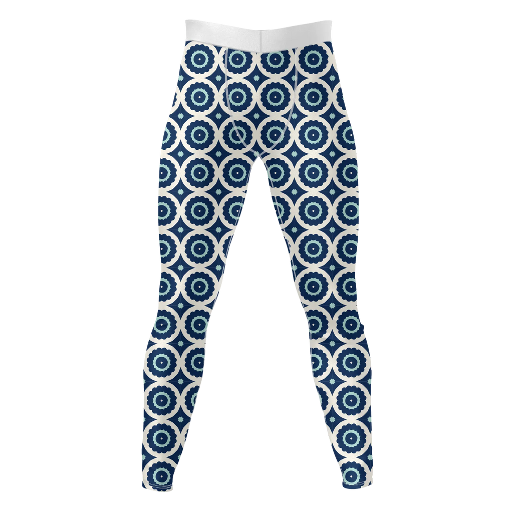 Midnight Bloom – Premium BJJ Rash Guard Compression Pants/Spats/Leggings for Men & Women