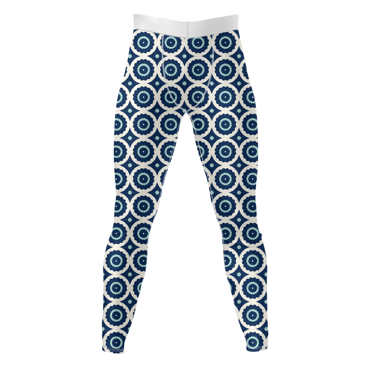 Midnight Bloom – Premium BJJ Rash Guard Compression Pants/Spats/Leggings for Men & Women