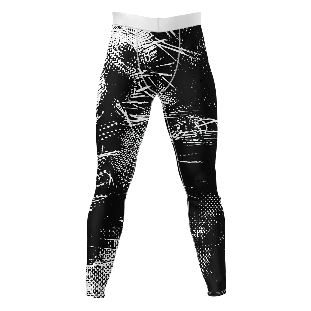 Mono Static – Premium BJJ Rash Guard Compression Pants/Spats/Leggings for Men & Women
