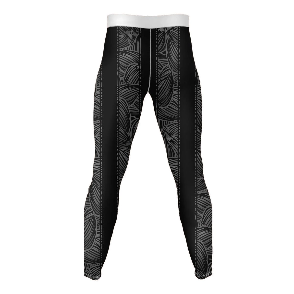 Monochrome Grove – Premium BJJ Rash Guard Compression Pants/Spats/Leggings for Men & Women