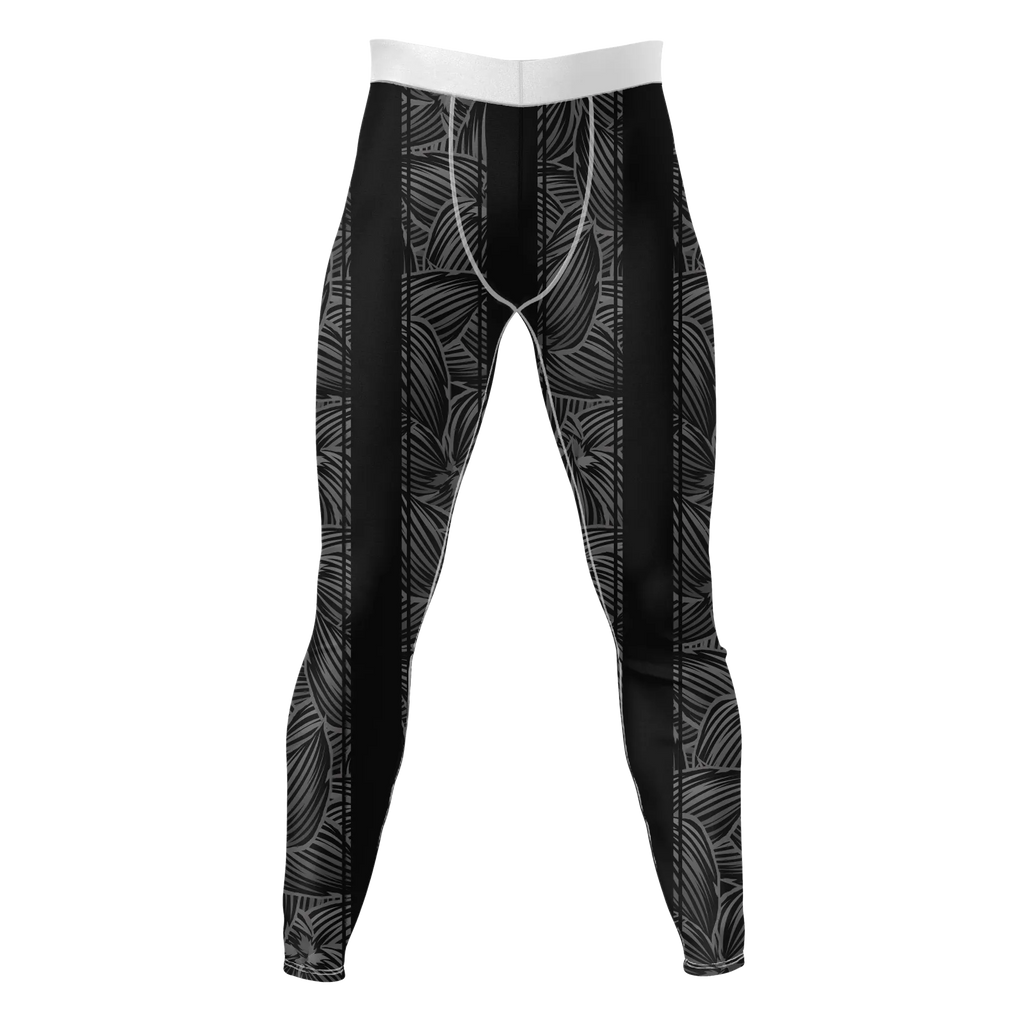 Monochrome Grove – Premium BJJ Rash Guard Compression Pants/Spats/Leggings for Men & Women