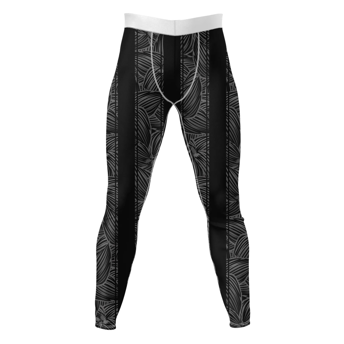 Monochrome Grove – Premium BJJ Rash Guard Compression Pants/Spats/Leggings for Men & Women