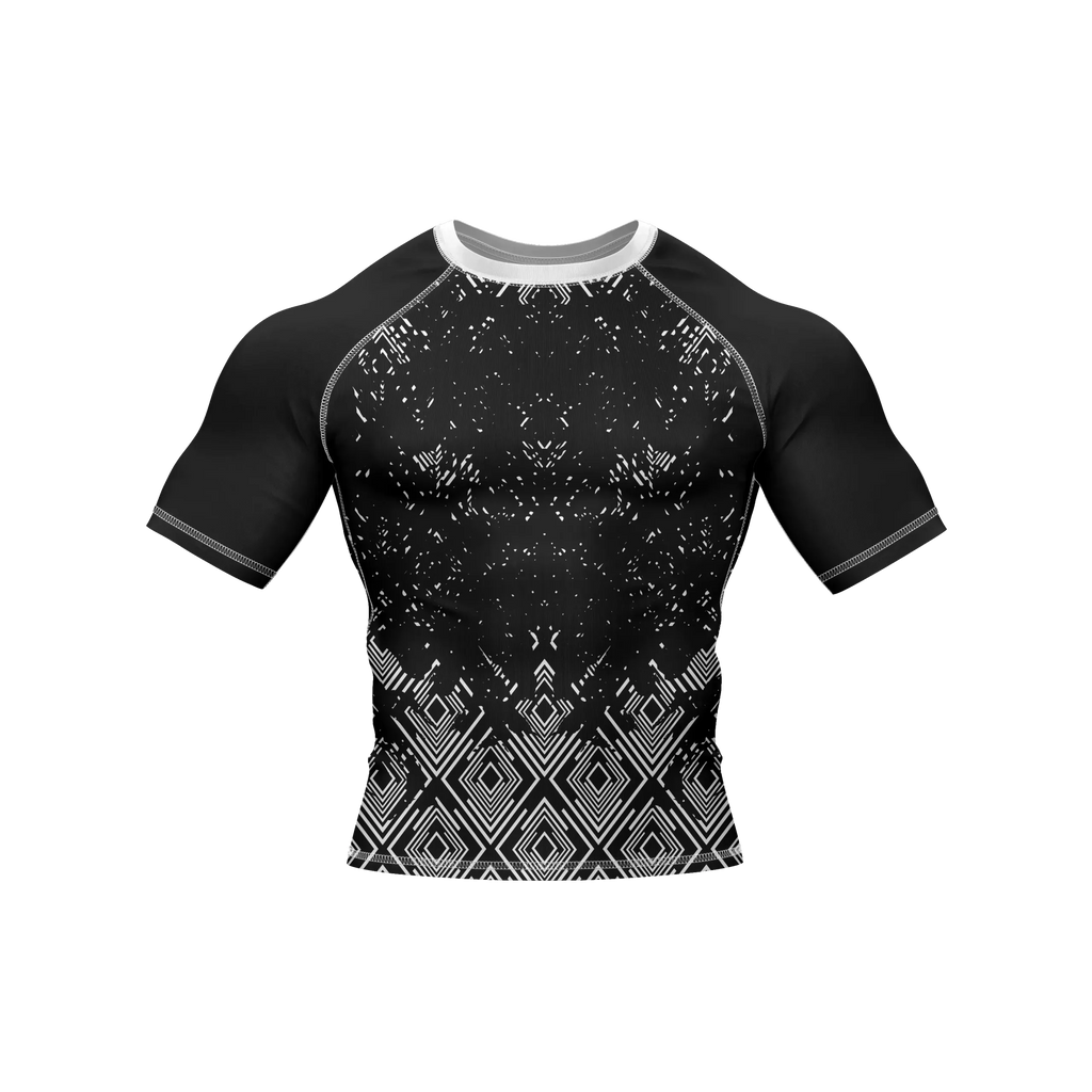 Monochrome Vanguard - Premium BJJ Rash Guard / Compression Top for Men/Women