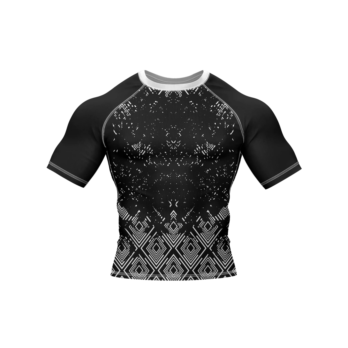 Monochrome Vanguard - Premium BJJ Rash Guard / Compression Top for Men/Women